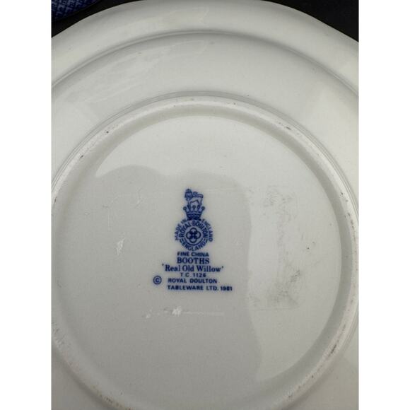 Real Old Willow Cup & Saucer by Royal Doulton - Picture 7 of 7
